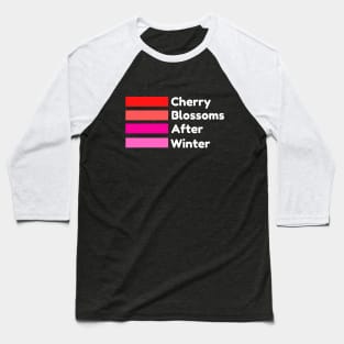 Cherry blossoms after winter Baseball T-Shirt